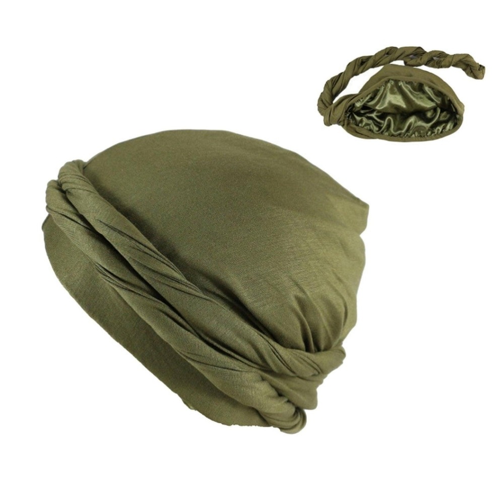 SATIN LINED TURBAN